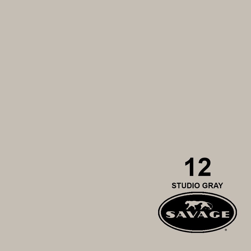 Savage 107"x12 Yards Seamless Paper Background - Studio Grey