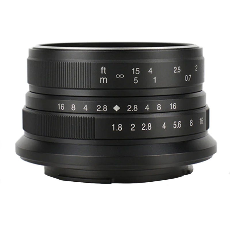 7Artisans 25mm f1.8 Black -  Micro 4/3