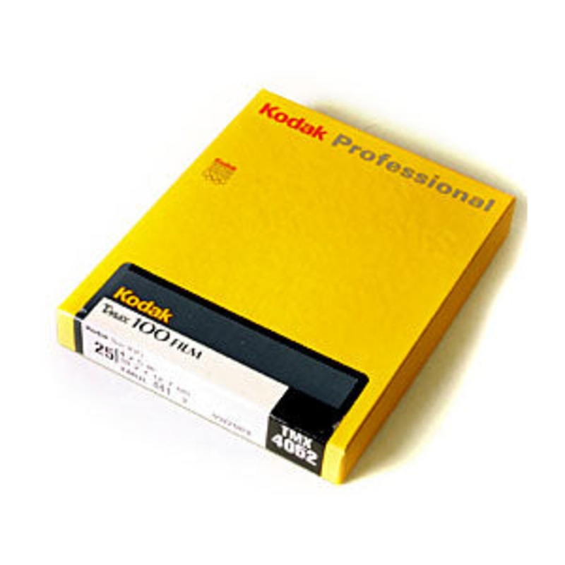 Kodak T-Max 100 4x5 50 Sheets