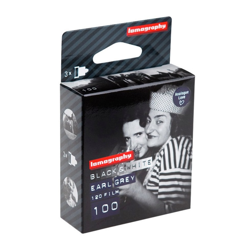 Lomography Earl Grey B&W 100 120 - 3 Pack