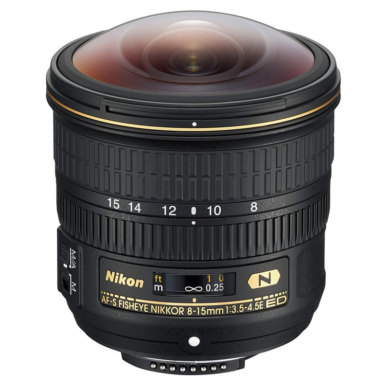 Nikkor AF-S Fisheye 8-15mm f3.5-4.5 E ED