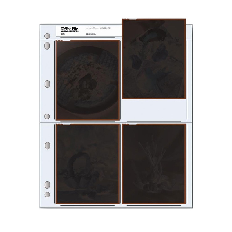 Print File 4x5-4B Negative Pages - 100 Sheets