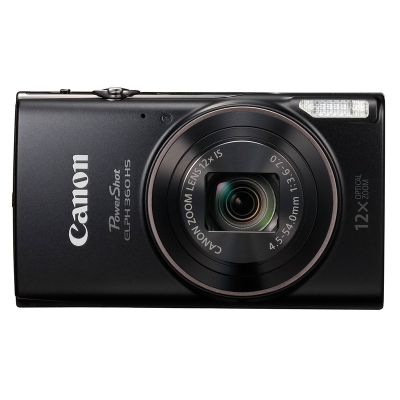 Canon PowerShot ELPH 360 HS Camera - Black