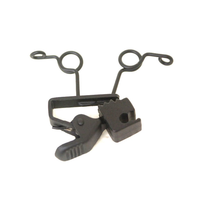 Sanken Double Mic Horizontal Clip (1) Single Black