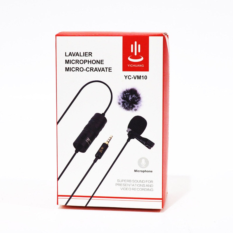 Yichuang YC-VM10 Microphone Clip On Lavalier 3.5m -6m
