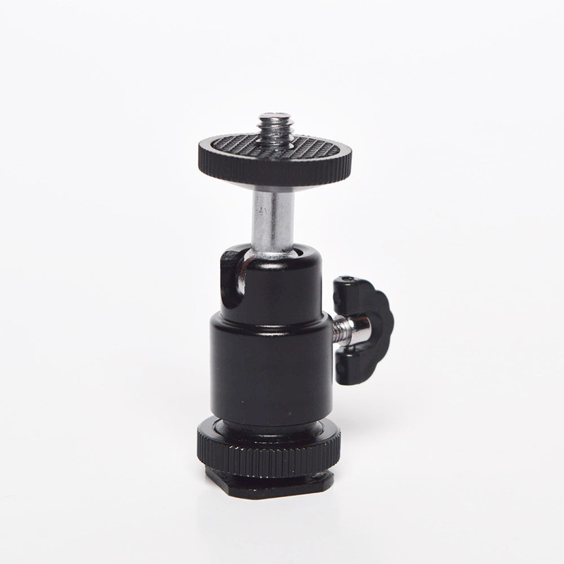 Mini Ballhead With Hotshoe 1/4