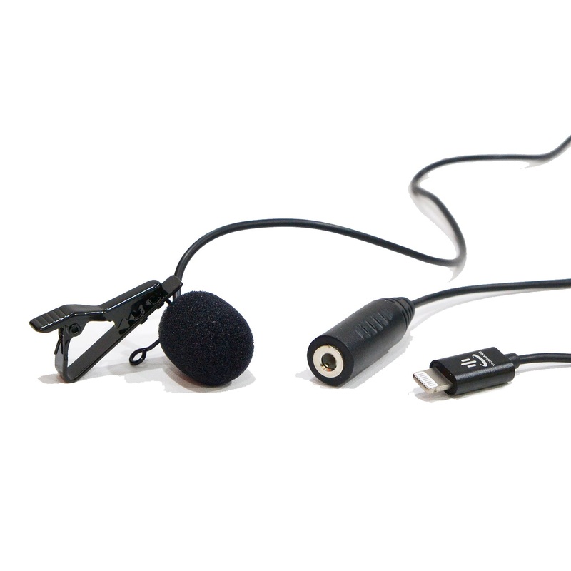 Yichuang YC-LM13 Microphone Clip On with Headphone Jack for Iphone