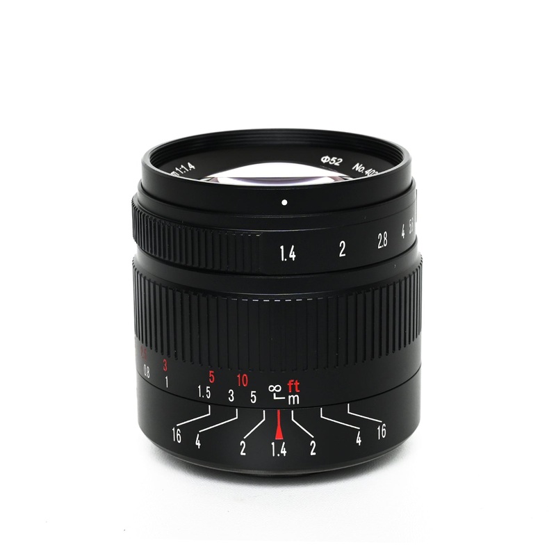 7Artisans 55mm f1.4 Mark II Lens APS-C