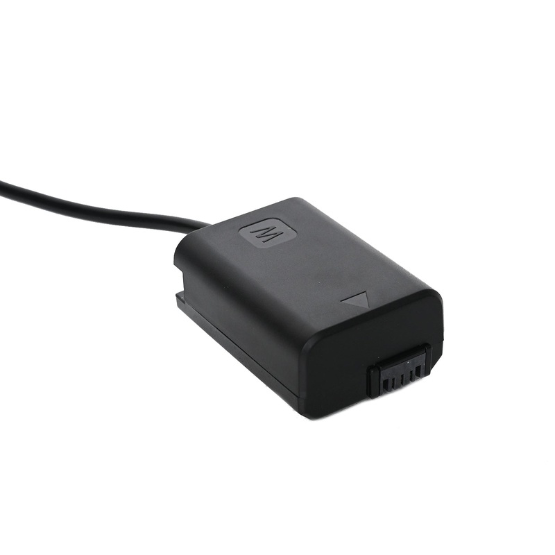 Kingma Battery Dummy NP-FW50 with DC Coupler