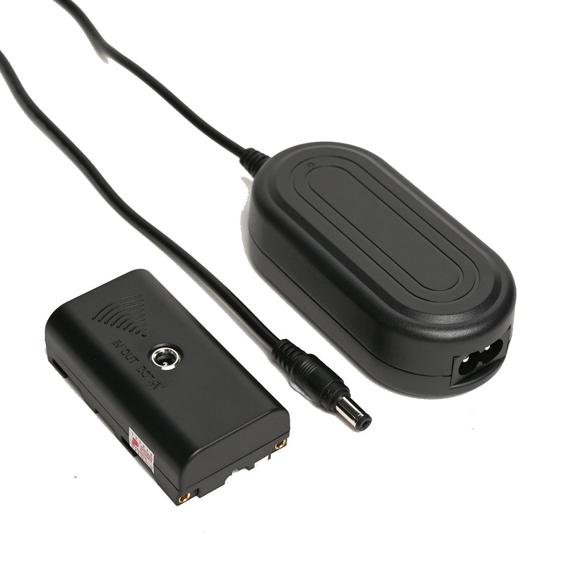 Battery Dummy NP-F550 with DC Coupler