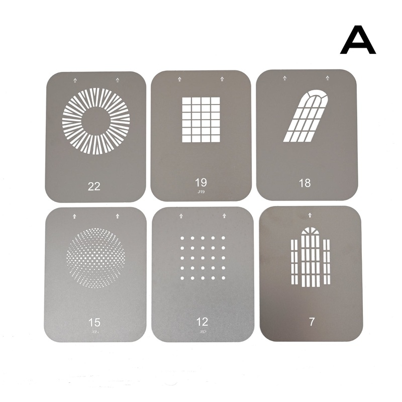 Gobos Set for Optical Snoot Projector
