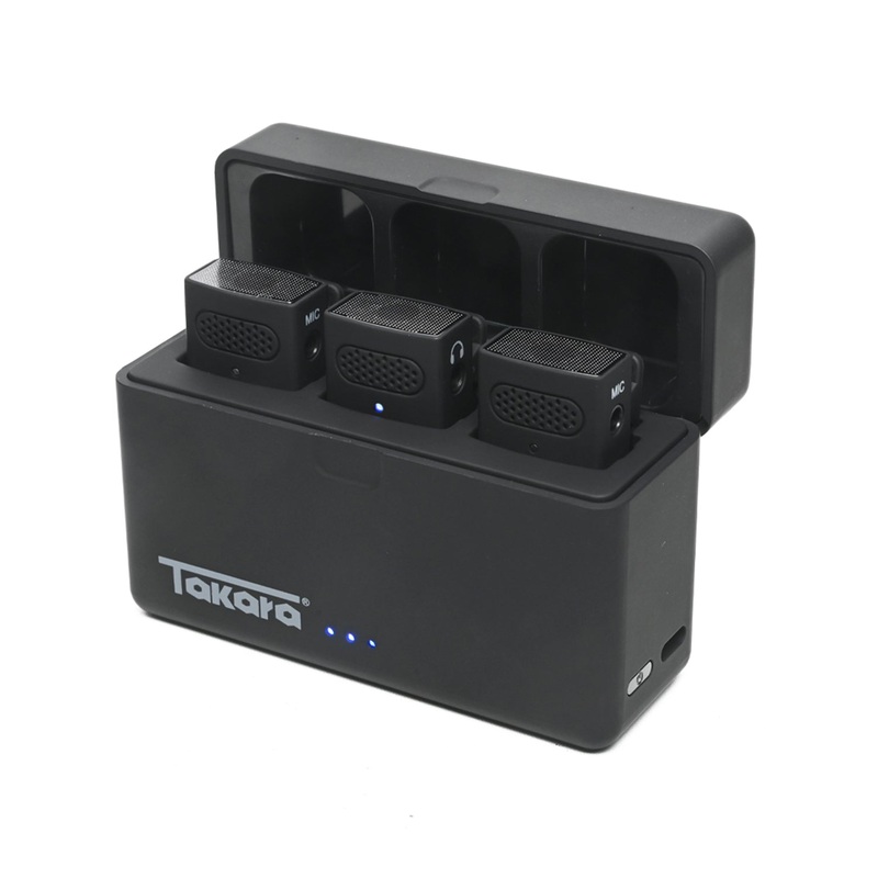 Takara Intro X3 Dual Wireless Microphone With Charging Case