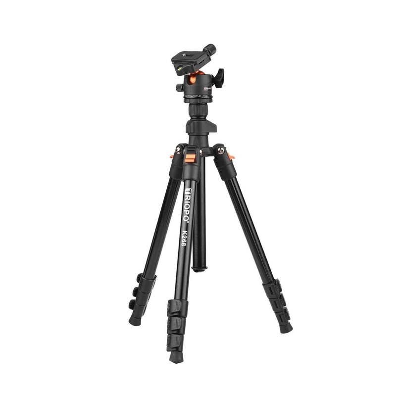 Triopo K268 Portable Camera Tripod with Ball Head