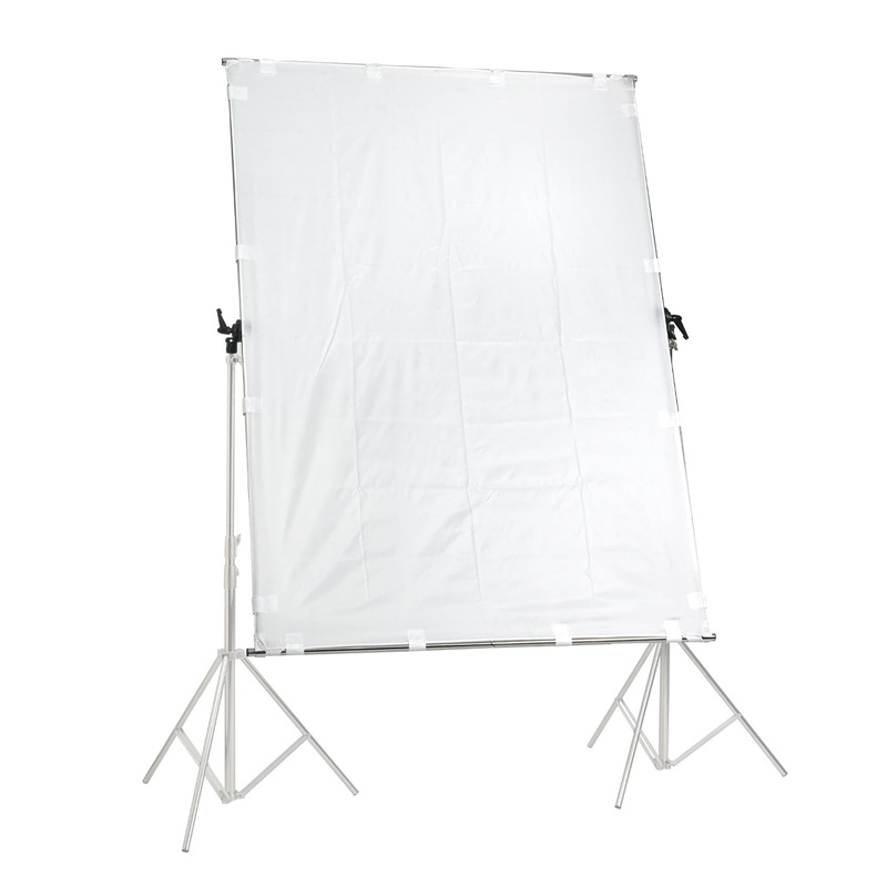 FORTE Sun Scrim Diffuser Reflector 150x200 cm Stainless Steel Frame