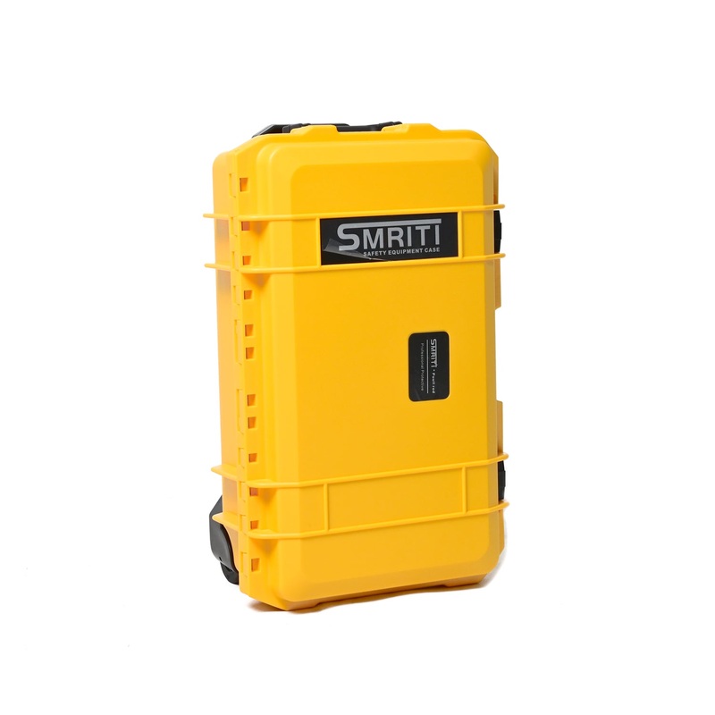 SMRITI 5129 Pull Rod Hard Protective Waterproof Case With Adjustable Foam for Storage Travel