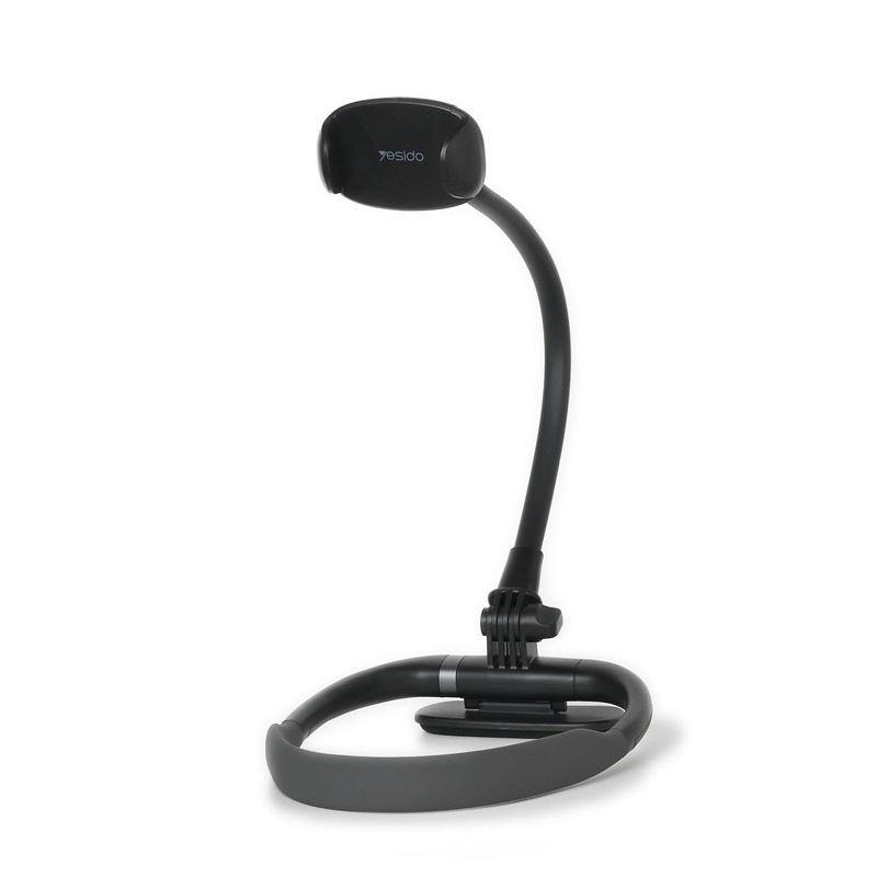 YESIDO Lazy Neck Desktop Phone Holder Flexible 360 Adjustment