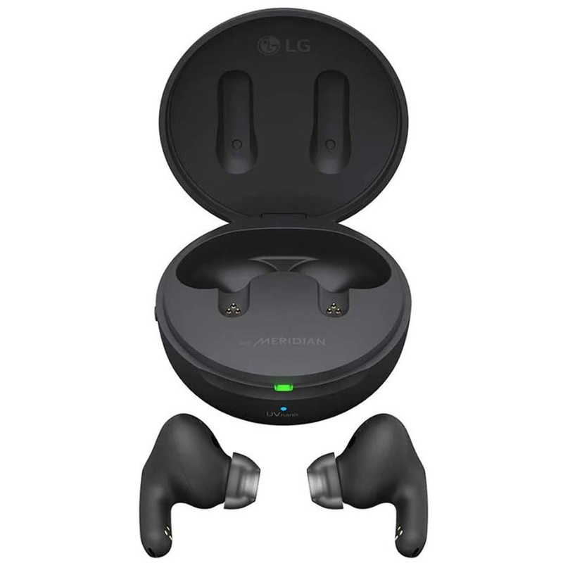 LG TONE Free FP7C Active Noise Cancellation True Wireless UVnano Earbuds, Black