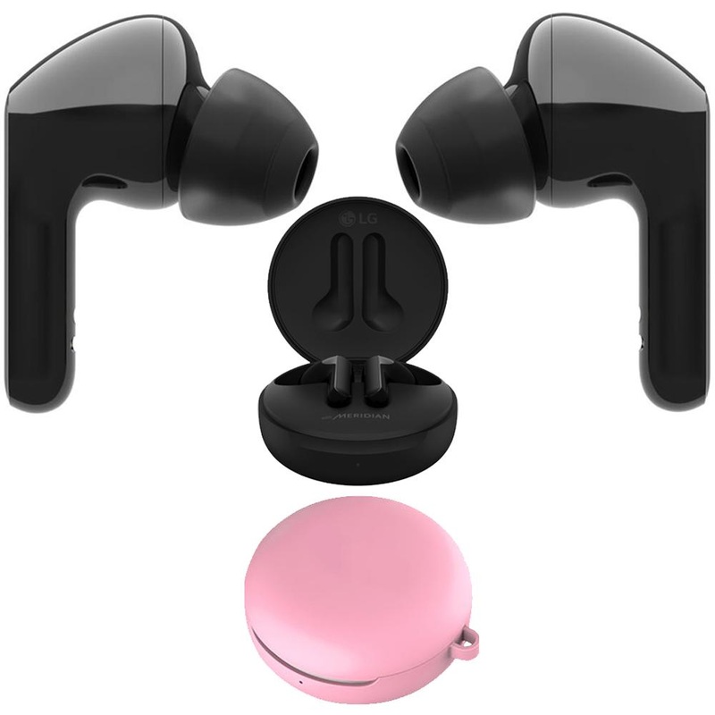 LG TONE Free HBS-FN5 True Wireless Earbuds Meridian Audio Black + Carrying Case