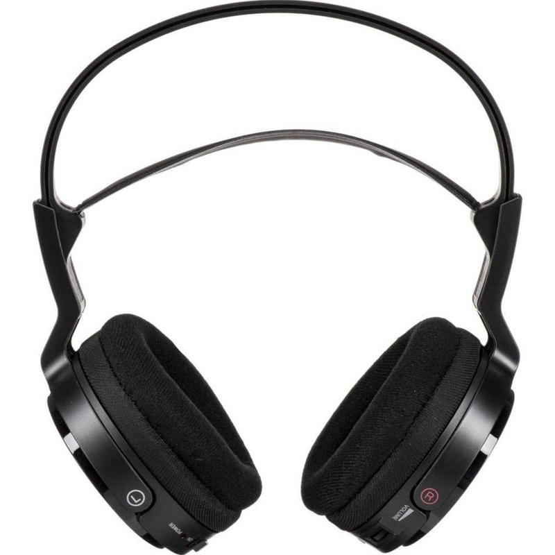 Sony MDRRF912RK Wireless Stereo Home Theater Headphones, Black (Factory Refurbished)