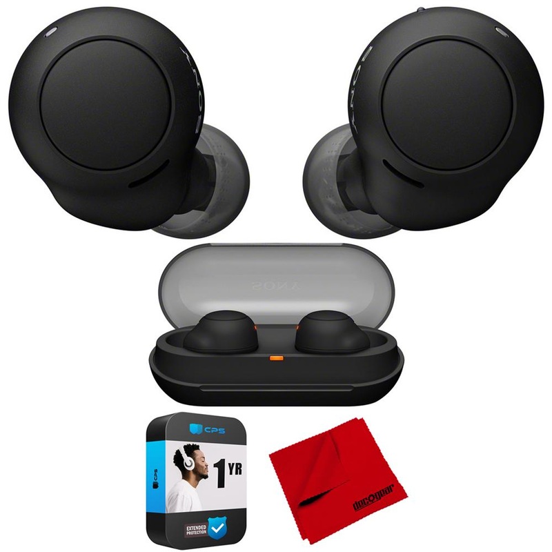 Sony WF-C500 Truly Wireless In-ear Headphones, Black w/ Warranty Bundle