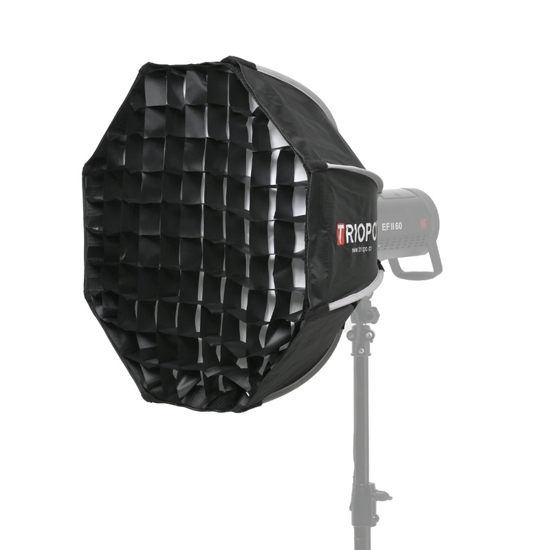 Triopo K2 Portable Octagon Softbox with Grid