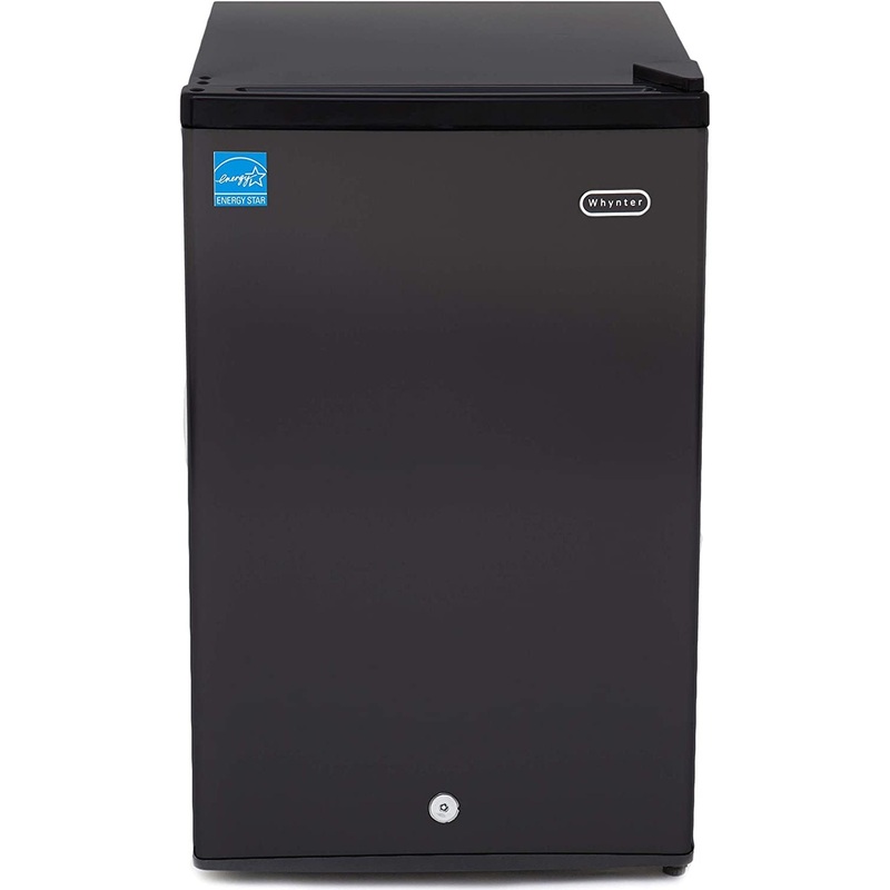 Whynter CUF-301BK 3.0 Cubic feet Energy Star Upright Freezer with Lock - Black