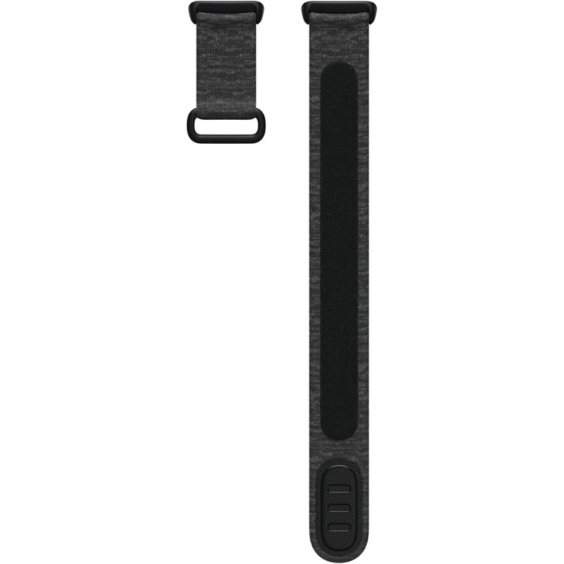 Fitbit Charge 5 & 6 Hook & Loop Accessory Band, Charcoal, Small