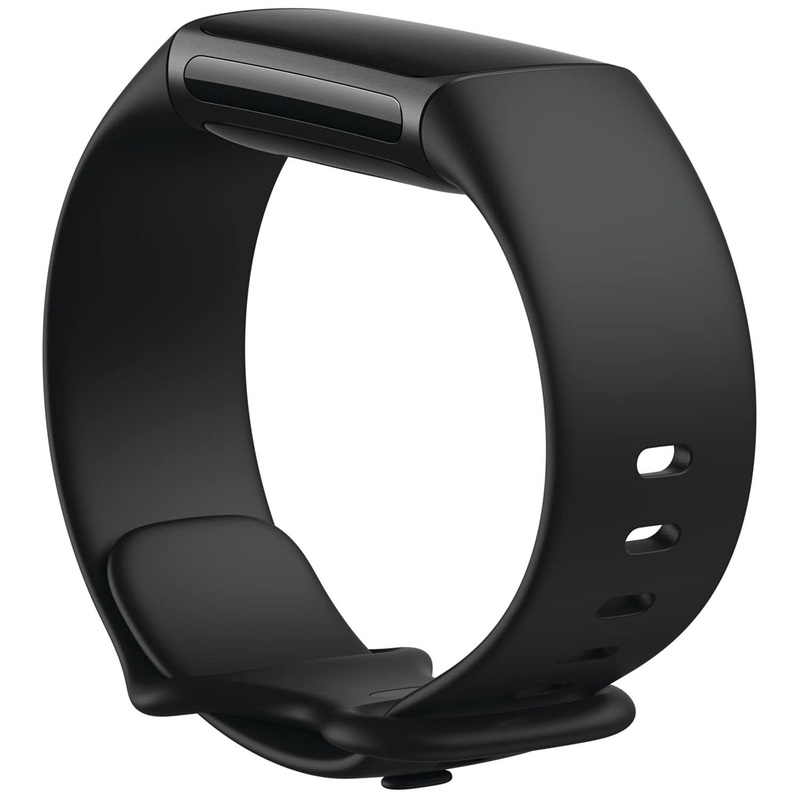 Fitbit Charge 6 & Charge 5 Infinity Bands, Black, Small