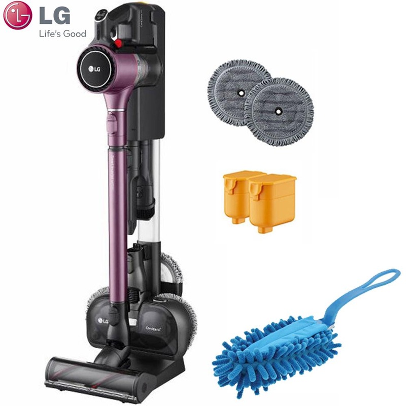LG CordZero A9 Kompressor Stick Vacuum w/ Power Mop + Microfiber Hand Duster