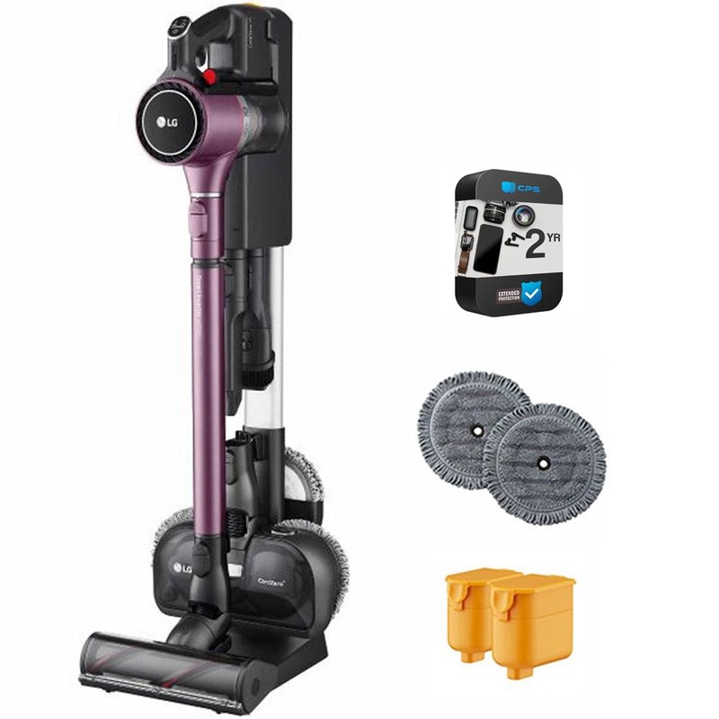 LG CordZero A9 Kompressor Stick Vacuum with Power Mop Wine with 2 Year Warranty