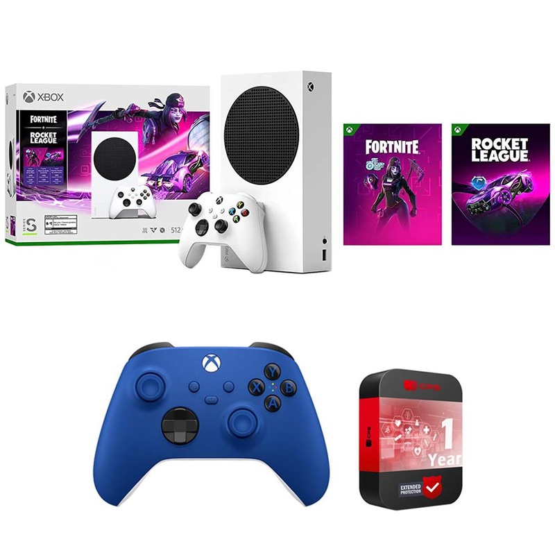 Microsoft Xbox Series S Gaming Console w/ Fortnite and Rocket League +Controller Bundle