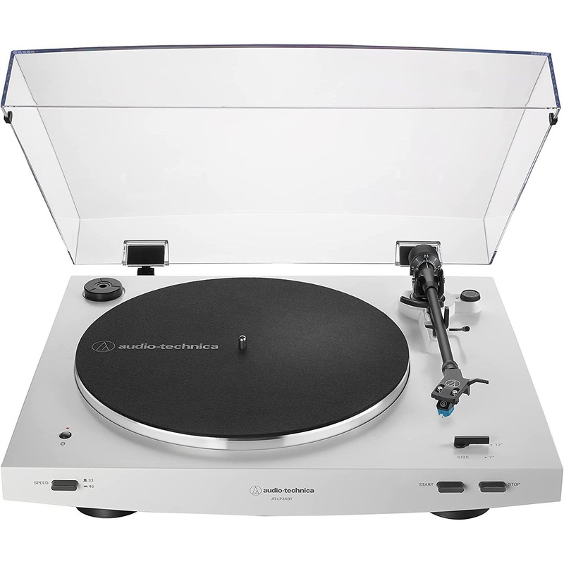 Audio-Technica AT-LP3XBT-WH Fully Automatic Wireless Belt-drive Turntable - White
