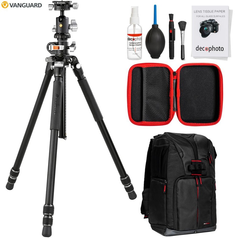 Vanguard VEO3+ 263AB Aluminum Tripod with VEO BH-160S Ball Head + Cleaning Kit