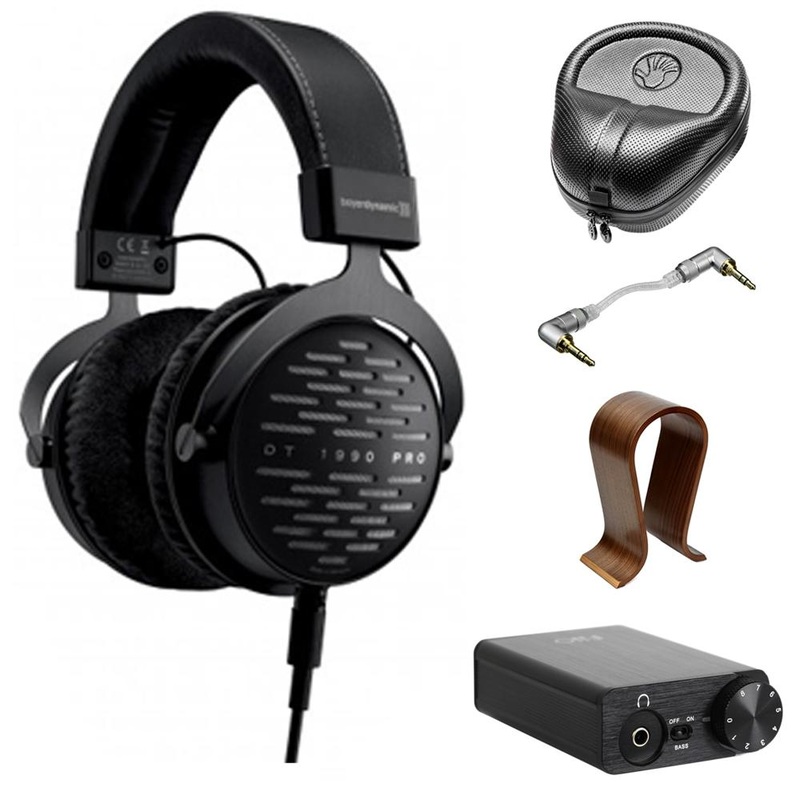 BeyerDynamic DT 1990 PRO 250 Ohm Open Studio Headphones w/ Amplifier Bundle