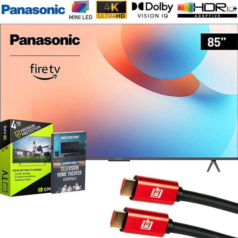 Panasonic W95 85" Mini LED 4K UHD Smart Fire TV (2024) +Extended Protection Plan