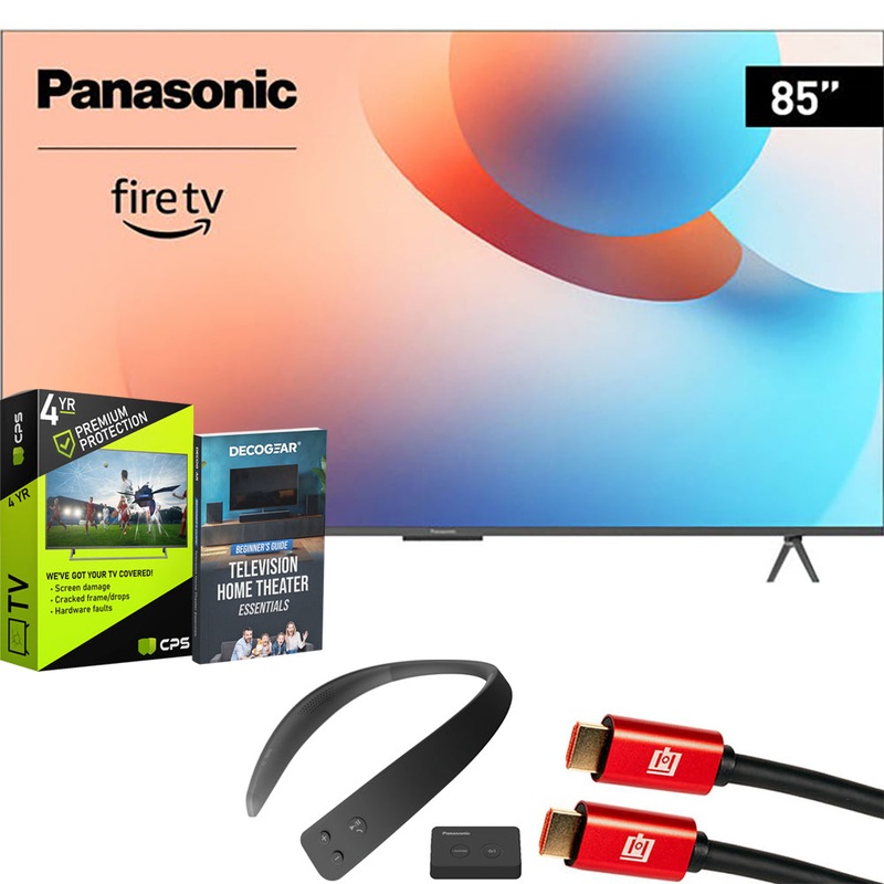 Panasonic W95 85" Mini LED 4K UHD Smart Fire TV (2024) + WN10 Neck Speaker Bundle