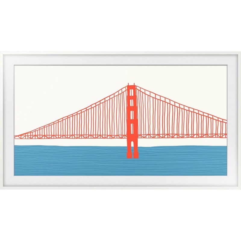 Samsung 85" The Frame Customizable Bezel - Modern White (VG-SCFA85WTBZA)