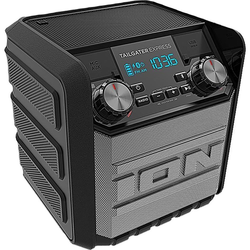 Ion Audio Tailgater Express 20W Water-Proof Bluetooth Compact Speaker (Black) Refurbished
