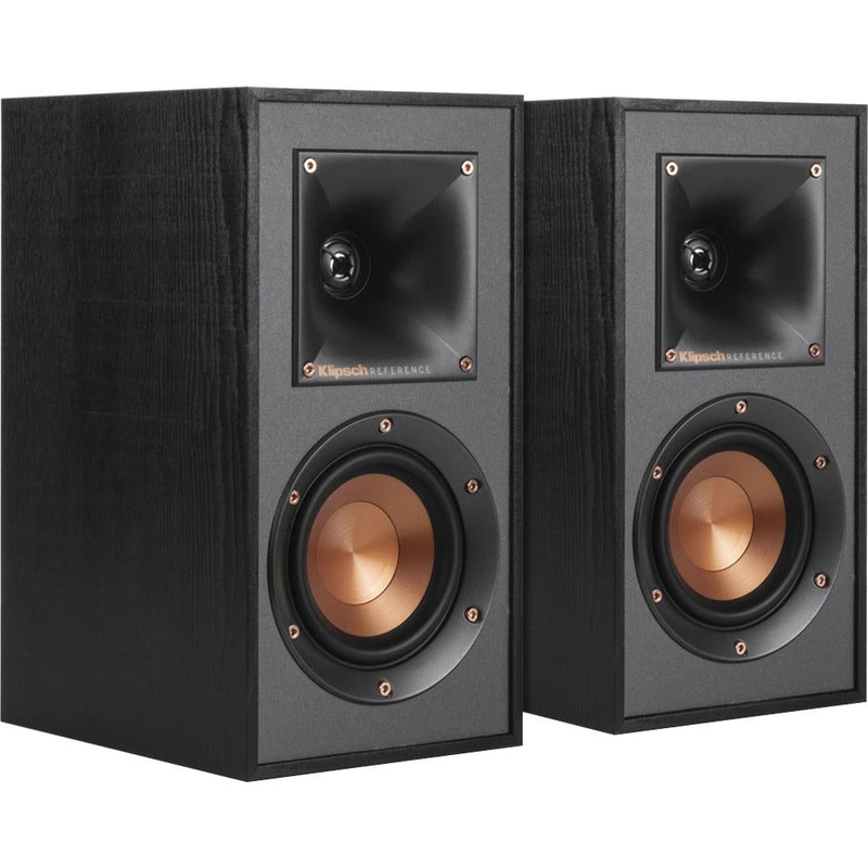 Klipsch  R-41M Powerful Detailed Bookshelf Home Speaker Set of 2 Black - Open Box