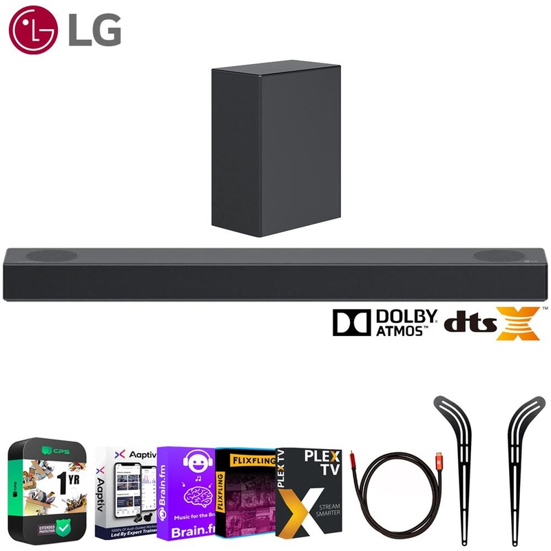 LG S75Q 3.1.2 ch High Res Audio Sound Bar w/ Dolby Atmos + 1 Year Extended Warranty