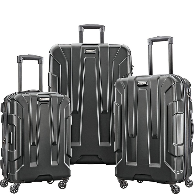Samsonite Centric 3pc Nested Hardside (20/24/28) Luggage Set, Black