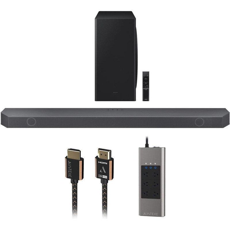 Samsung 5.1.2 ch Soundbar with Wireless Dolby Atmos/DTS:X 2022 with HDMI Bundle