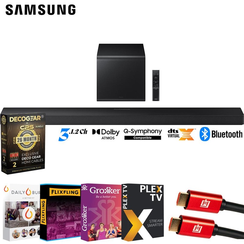 Samsung Q Series Soundbar HW-QS700F 3.1.2 ch Subwoofer 2025 +26 Months Protection Bundle