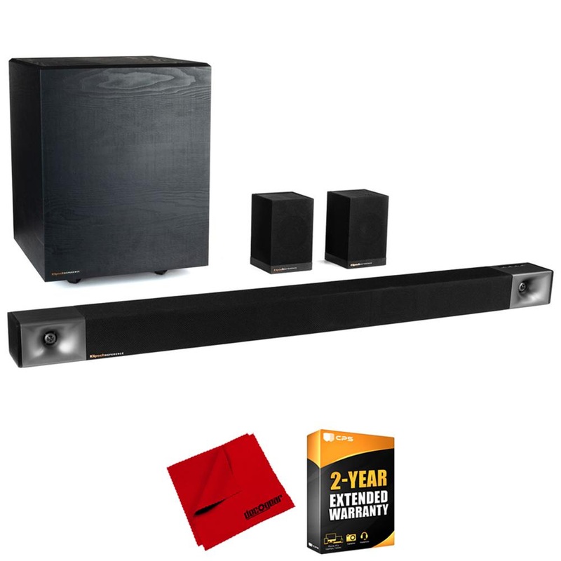 Klipsch Cinema 600 5.1 Soundbar System +Subwoofer +3 Speakers w/ Warranty Bundle