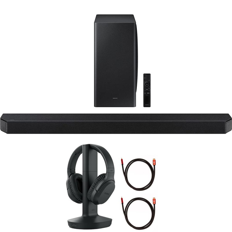 Samsung HW-Q900A 7.1.2ch Soundbar (2021)+ Sony RF400 Headphones + 2x HDMI Cables