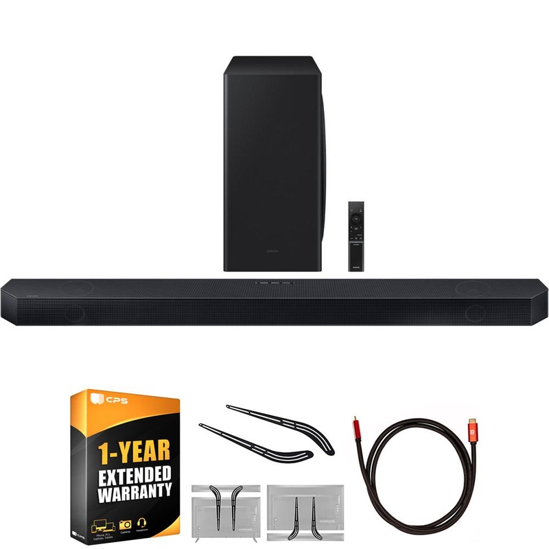 Samsung Q-series 3.1.2 ch. Wireless Dolby ATMOS Soundbar (2024) + 1 YR Warranty Bundle