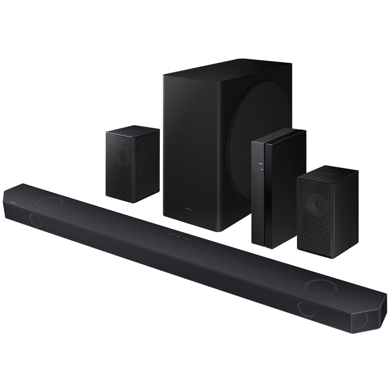 Samsung Q-series 9.1.2 ch. Wireless Dolby ATMOS Soundbar w/ Q-Symphony HW-Q910D (2024)