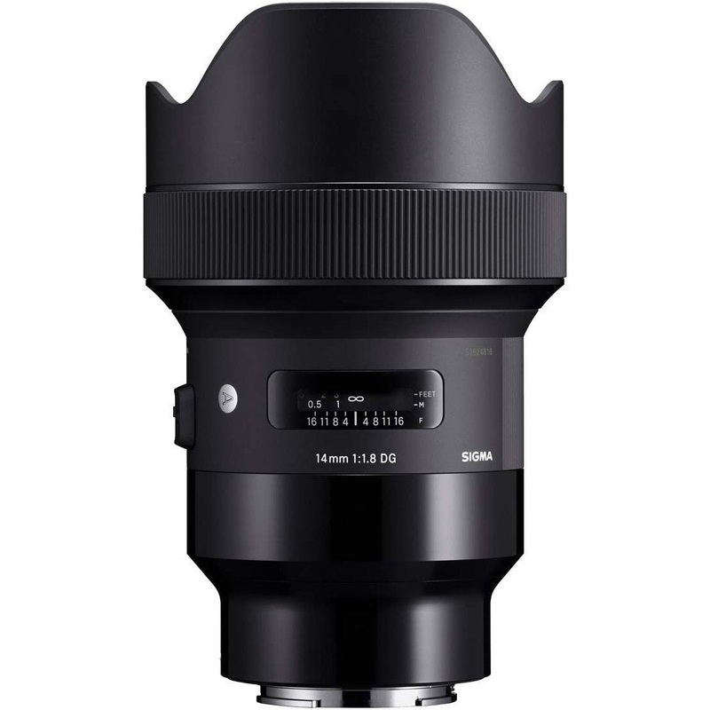 Sigma 14mm F1.8 DG HSM Art Wide Angle Full Frame Lens for Sony E Mount Camera 450956