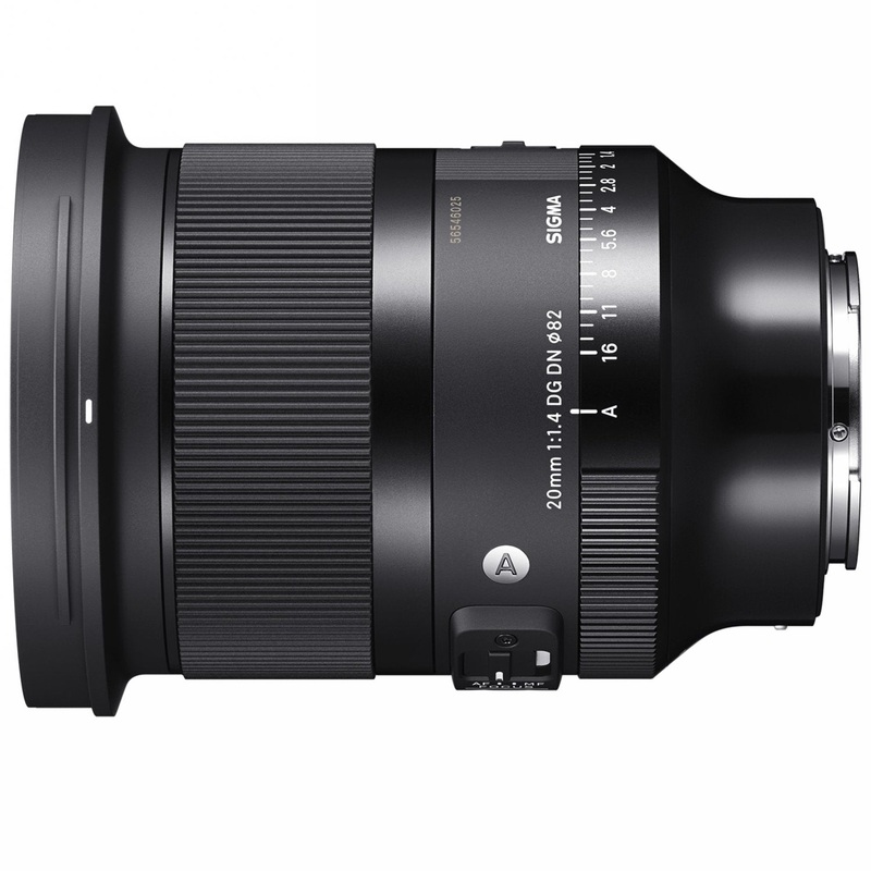 Sigma 20mm f1.4 DG DN Art Lens for Sony E-Mount Mirrorless Cameras, 414965