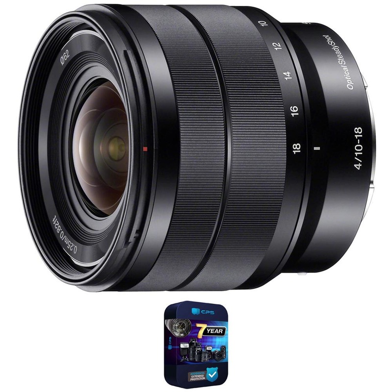 Sony SEL1018 10-18mm f/4 Wide-Angle Zoom E-Mount Lens + 7 Year Extended Warranty
